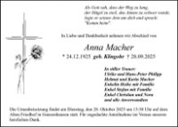 eine Anzeige
